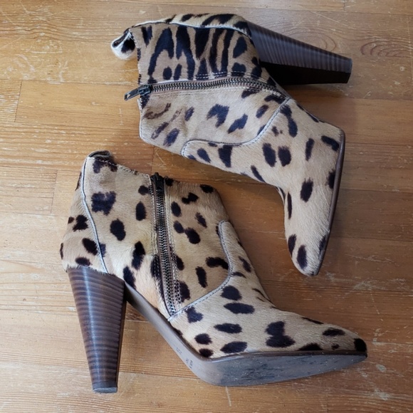 Madewell Shoes - 1937 madewell cheetah ankle bootie size 8.5